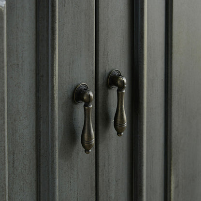 Madison Park - 1 Drawer 2 Door Accent Cabinet - Dark Gray