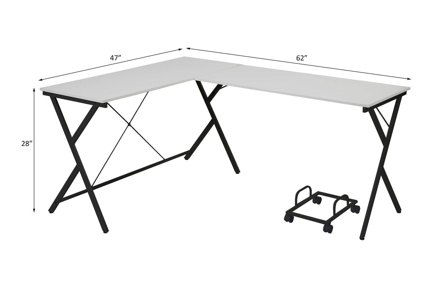 Dazenus - Computer Desk - Black
