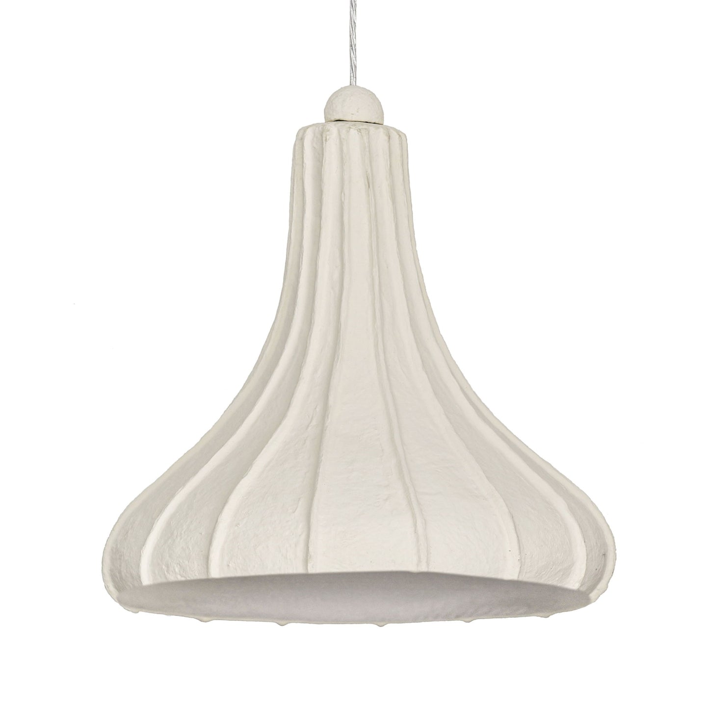 Looma - Cotton Mache Pendant Lamp - Off White