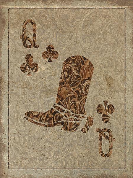 Old Wild West Queen By Cindy Jacobs (Framed) - Light Brown