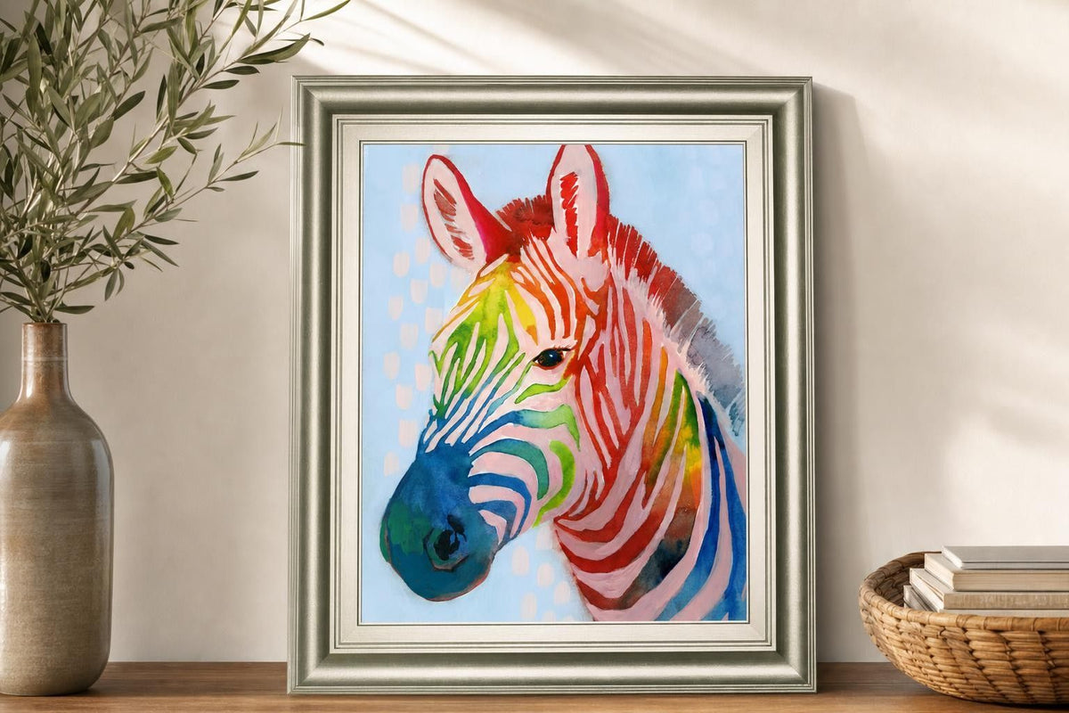 22x26 Jungle Spectrum I By Grace Popp - Red