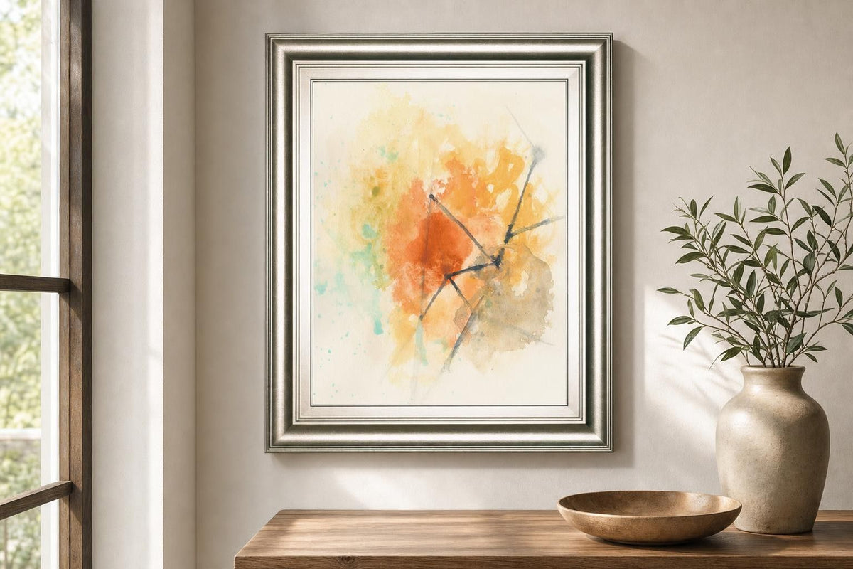 22x26 Magnetic Shift II By June Erica Vess - Yellow