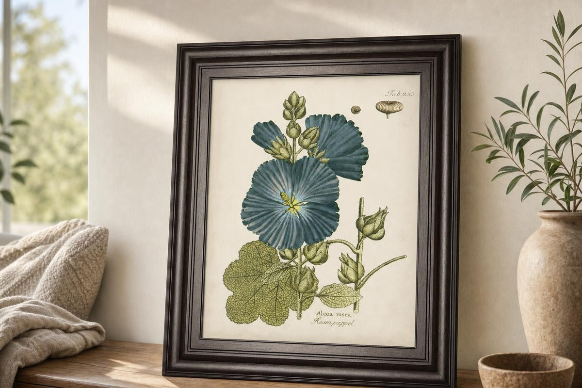 22x26 Eloquent Botanical IV By Vision Studio - Blue