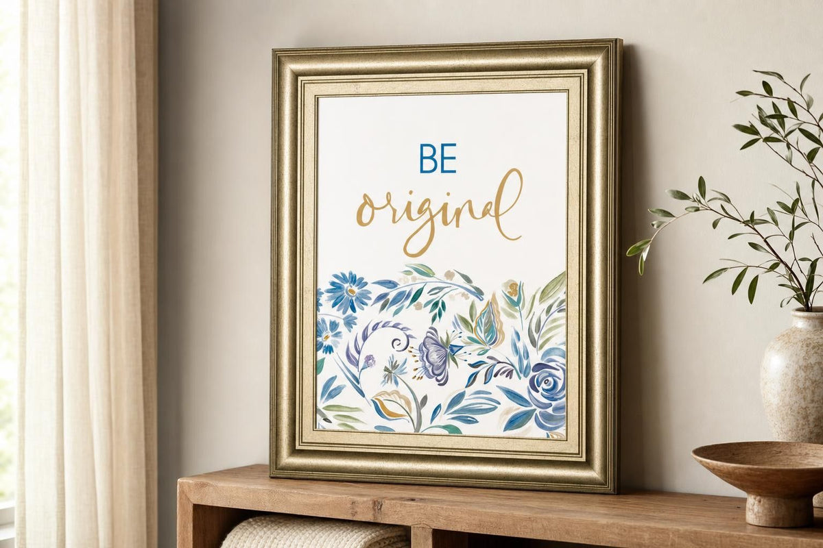 22x26 Be Original Floral By AniDel Sol - White