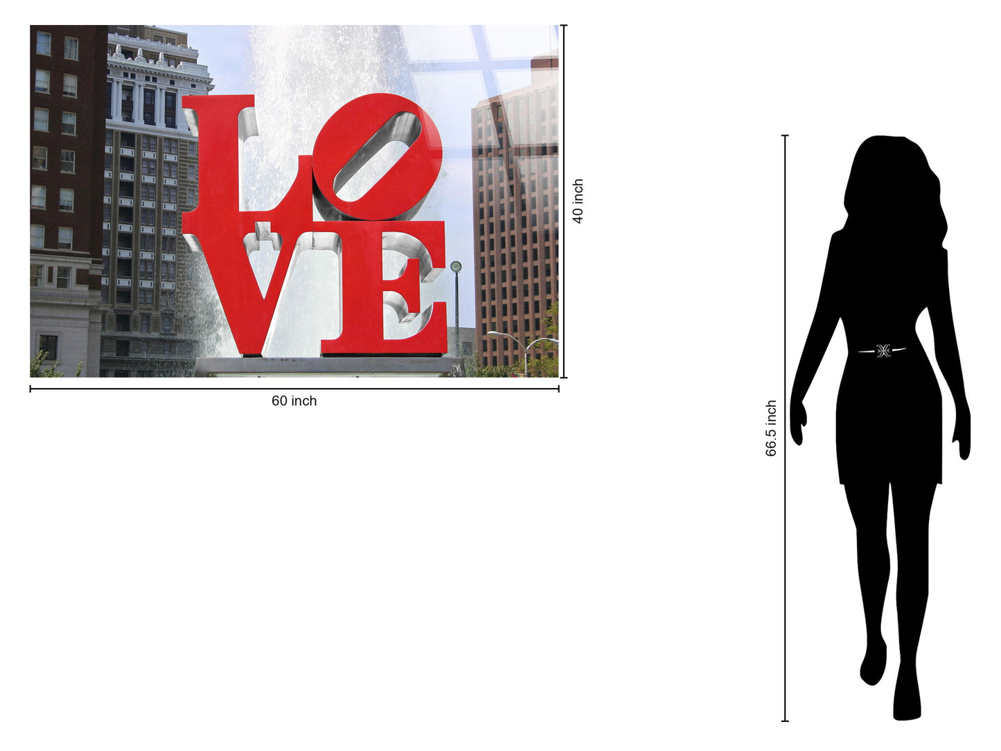 "Urban Affection" Tempered Glass - Red / Gray