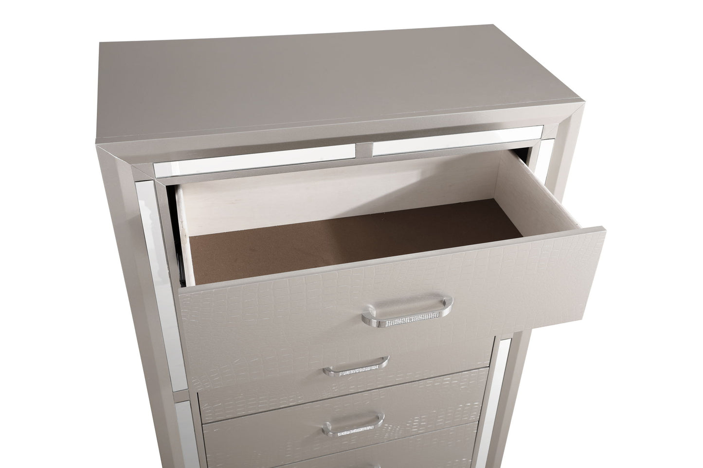 Alana - Chest - Silver Champagne