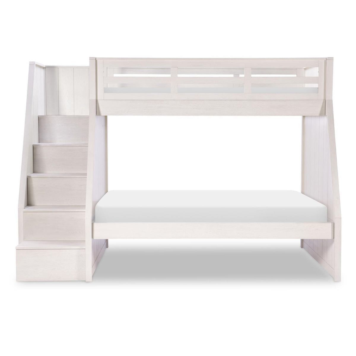 Ashton - Complete Twin Over Full Bunk Bed - Bleached Linen