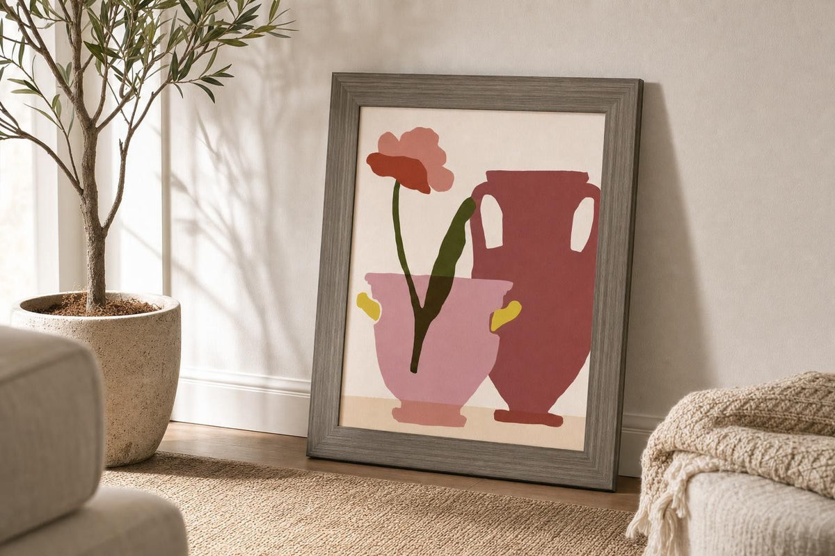 22x26 Flower Dance II By Melissa Wang - Pink