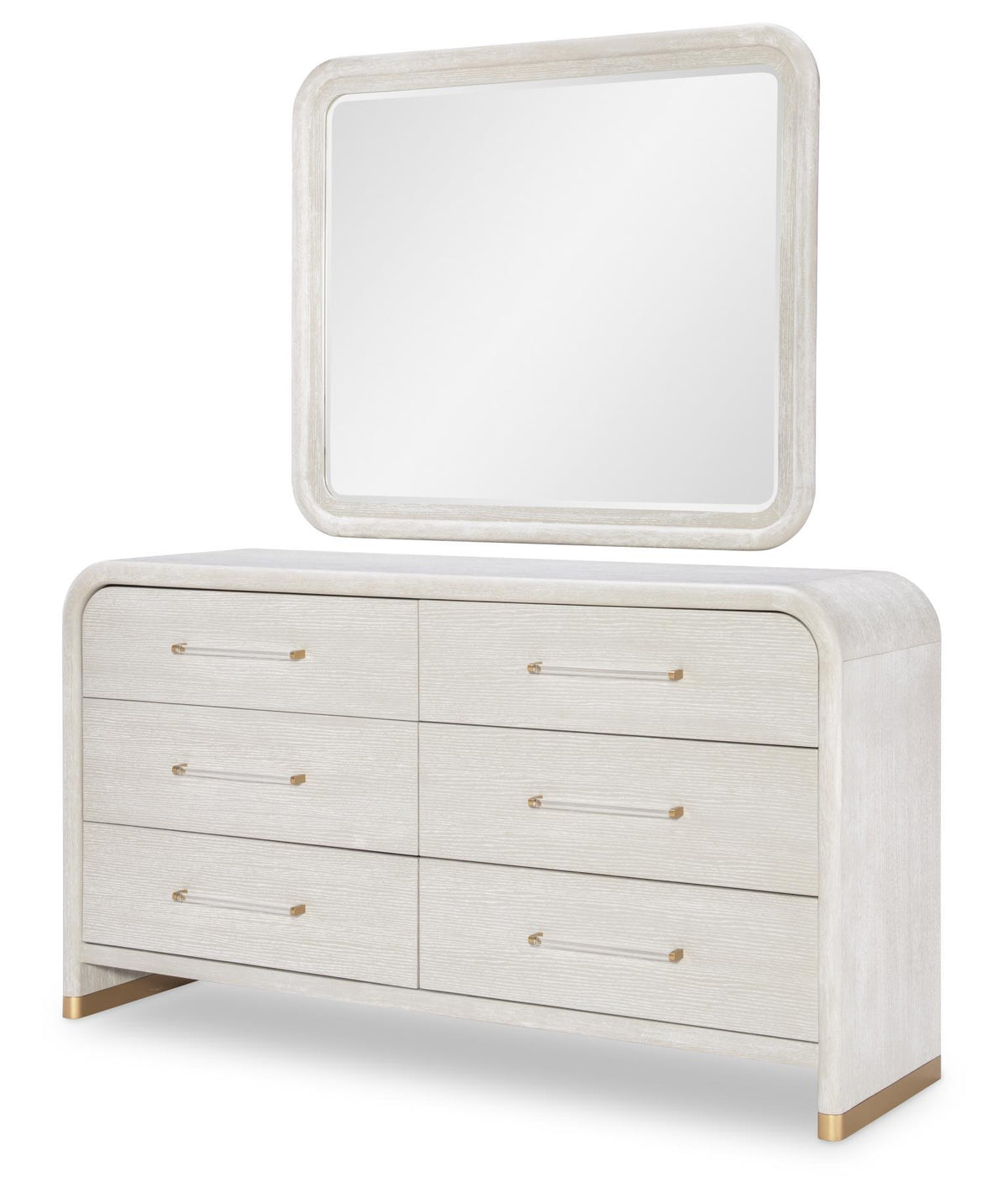 Miramar - Rectangular Mirror - Oyster