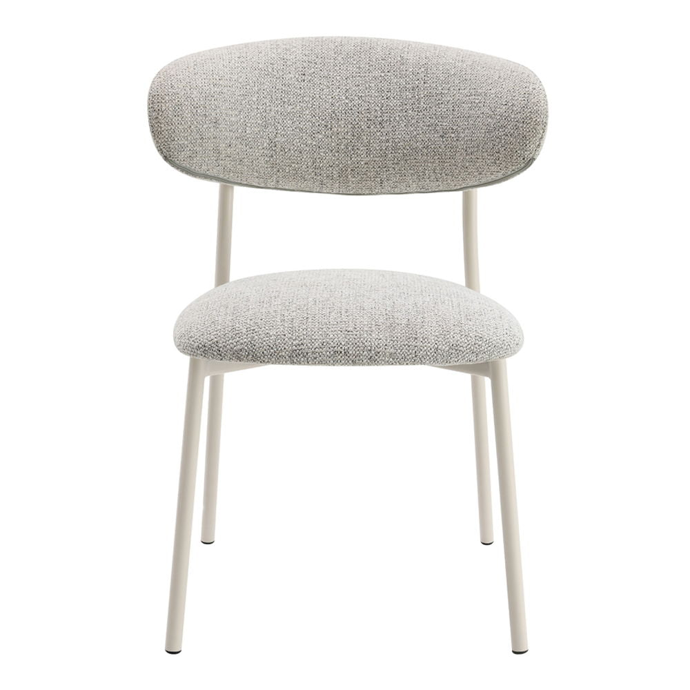 Kalam - Side Chair (Set of 2) - Gray Fabric & Beige