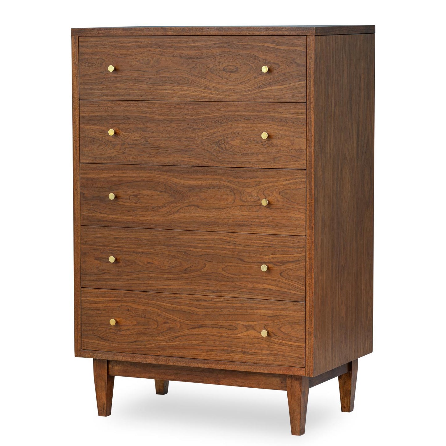 Fletcher - 5 Drawer Chest - Warm Amber