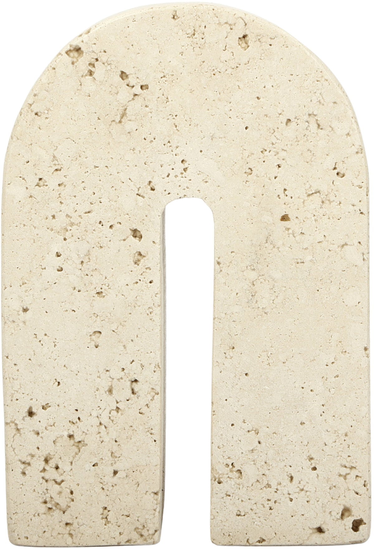 Phillipe - Genuine Travertine Bookend