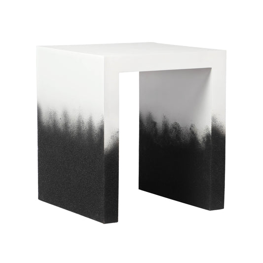 Matra - End Table - Black And White