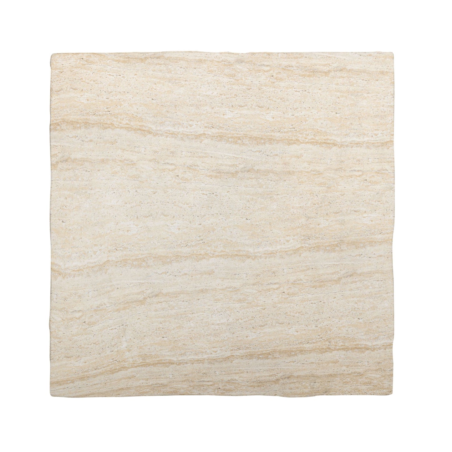 Roxanne - Faux Slab Indoor / Outdoor Large Coffee Table - Travertine