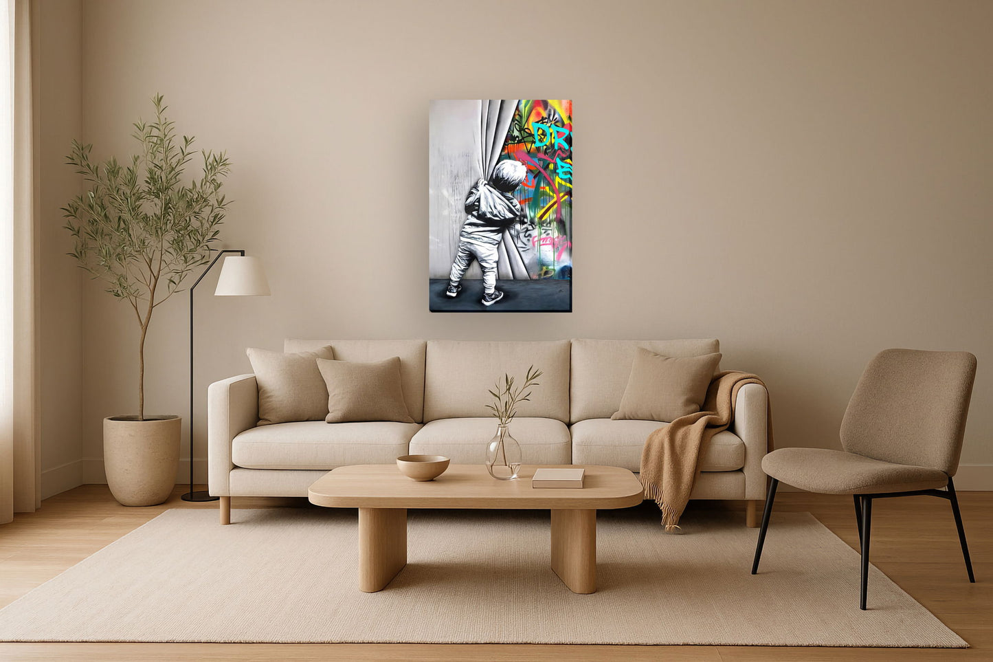 Vivid Reveal - 32" x 48" Framed Wall Art