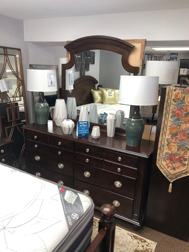 7Pc Cappucinno Bedroom Set - Floor Sample