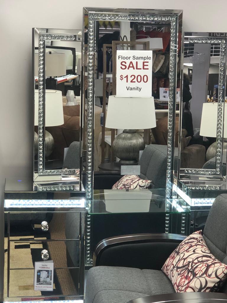 Mirror Vanity - Floor Sample