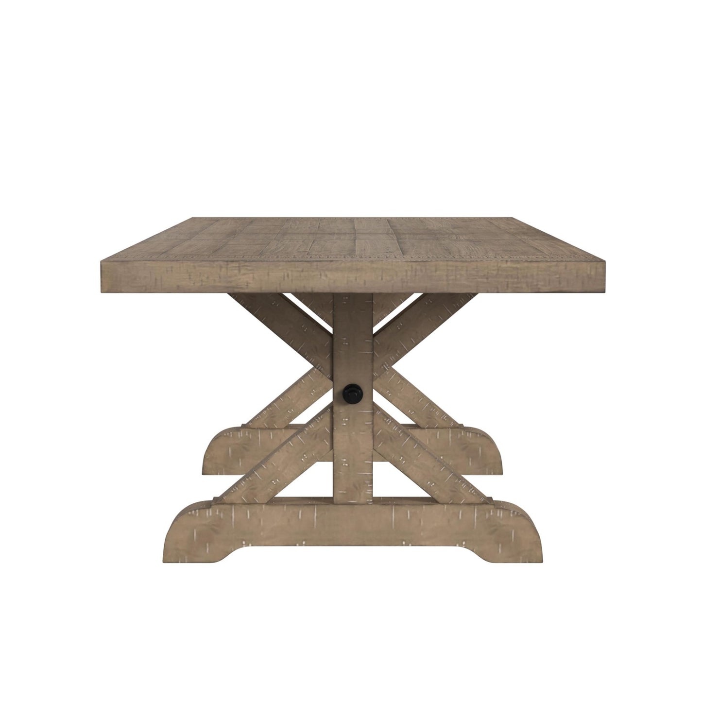 Yellowstone - Dining Table With 2X12" Leaves - Gray