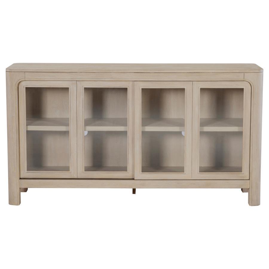Solano - Sliding Door Dining Sideboard Server - Weathered Mango