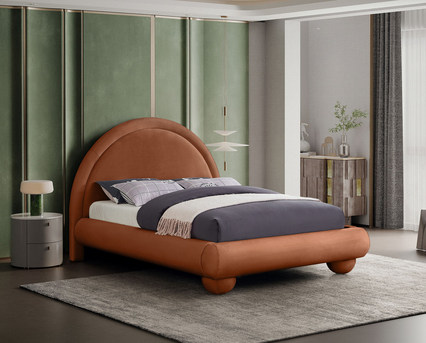 Madrid - Velvet Upholstered Bed