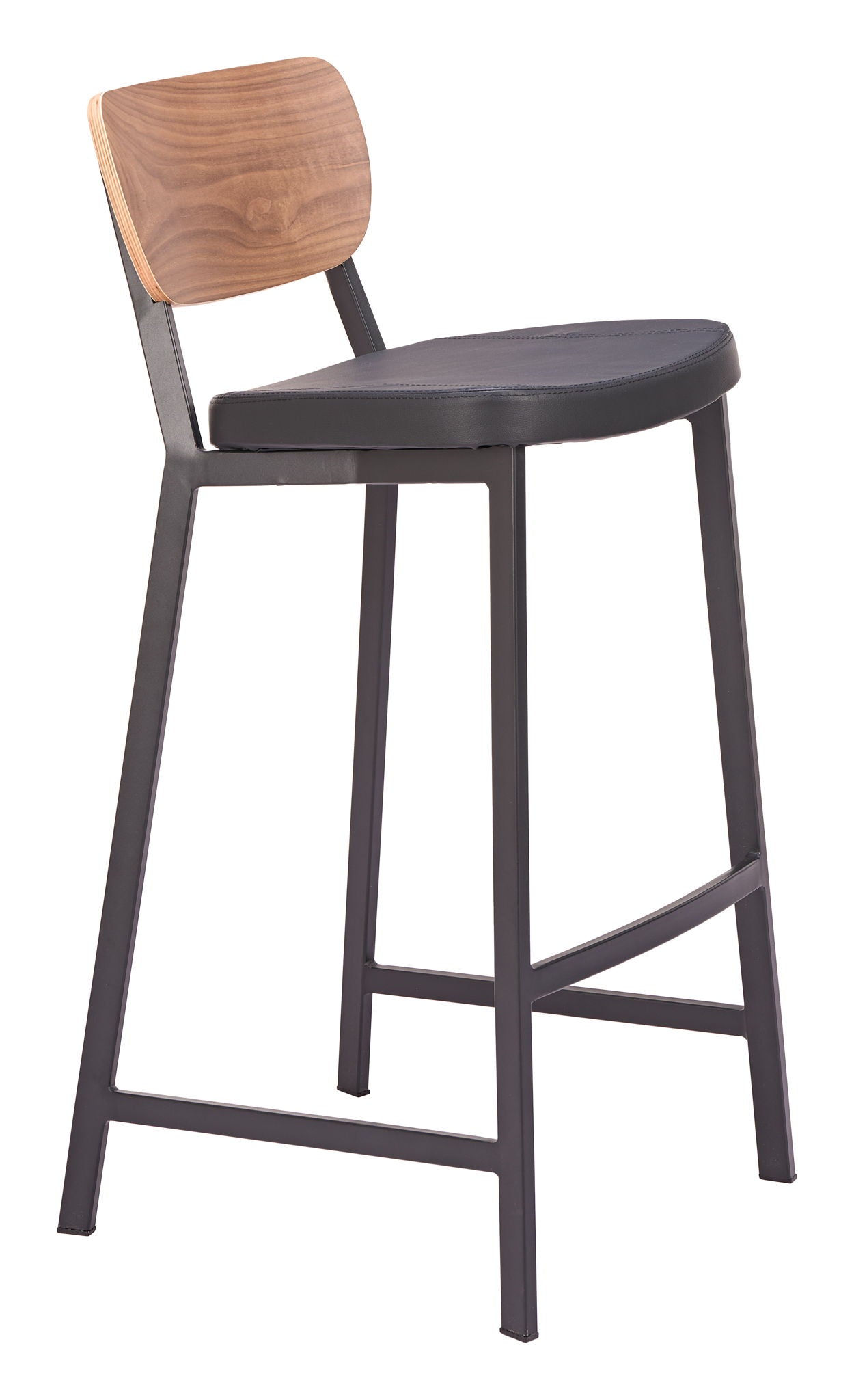 Ardenne - Barstool (Set of 2) - Black / Brown