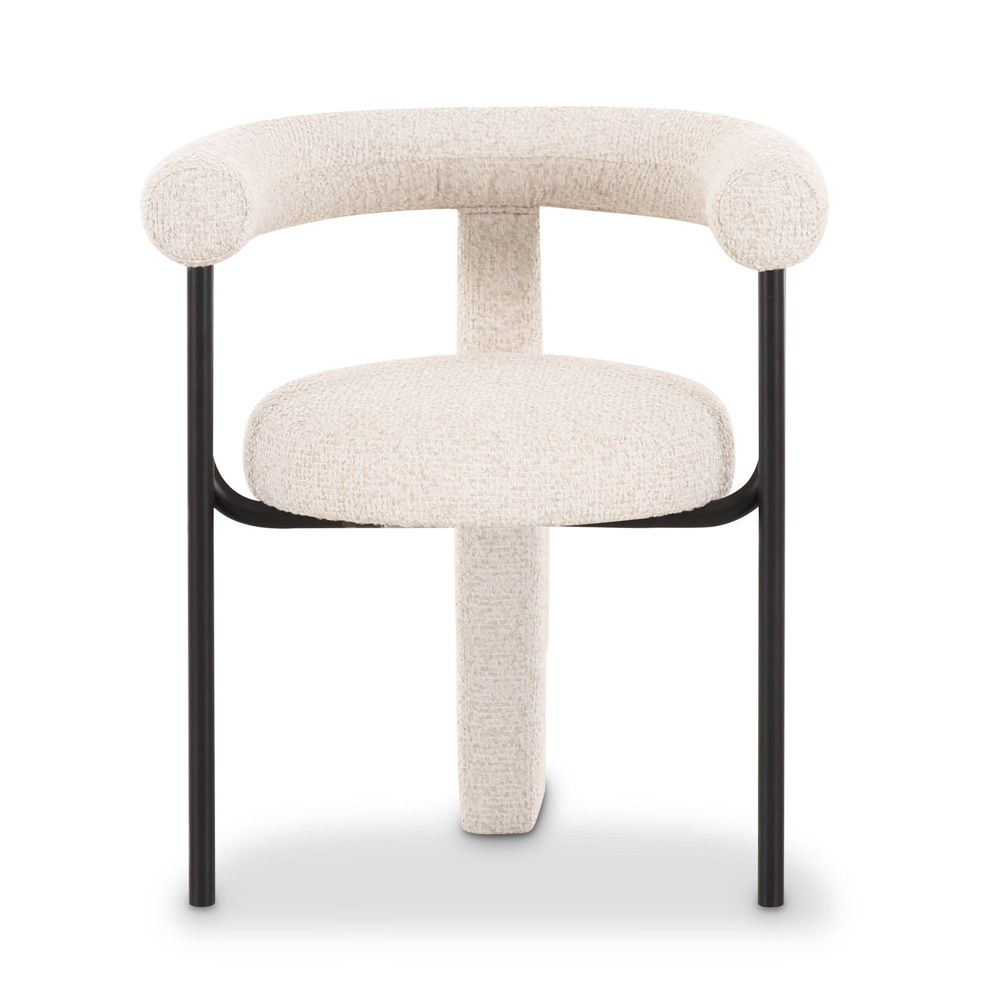 Synn - Performance Boucle Dining Chair - Cream