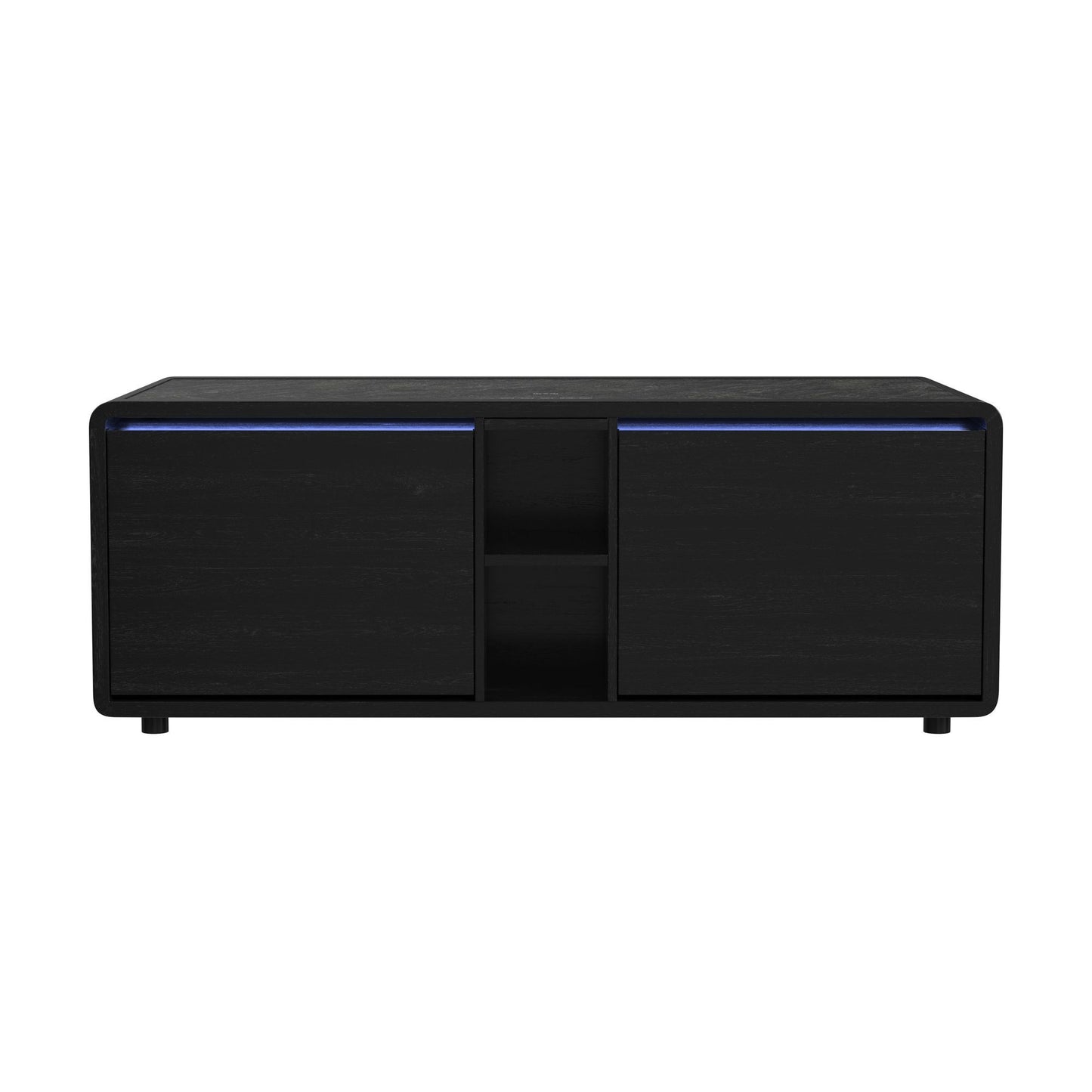 Halo - Smart Coffee Table With Fridge And Speaker - Black
