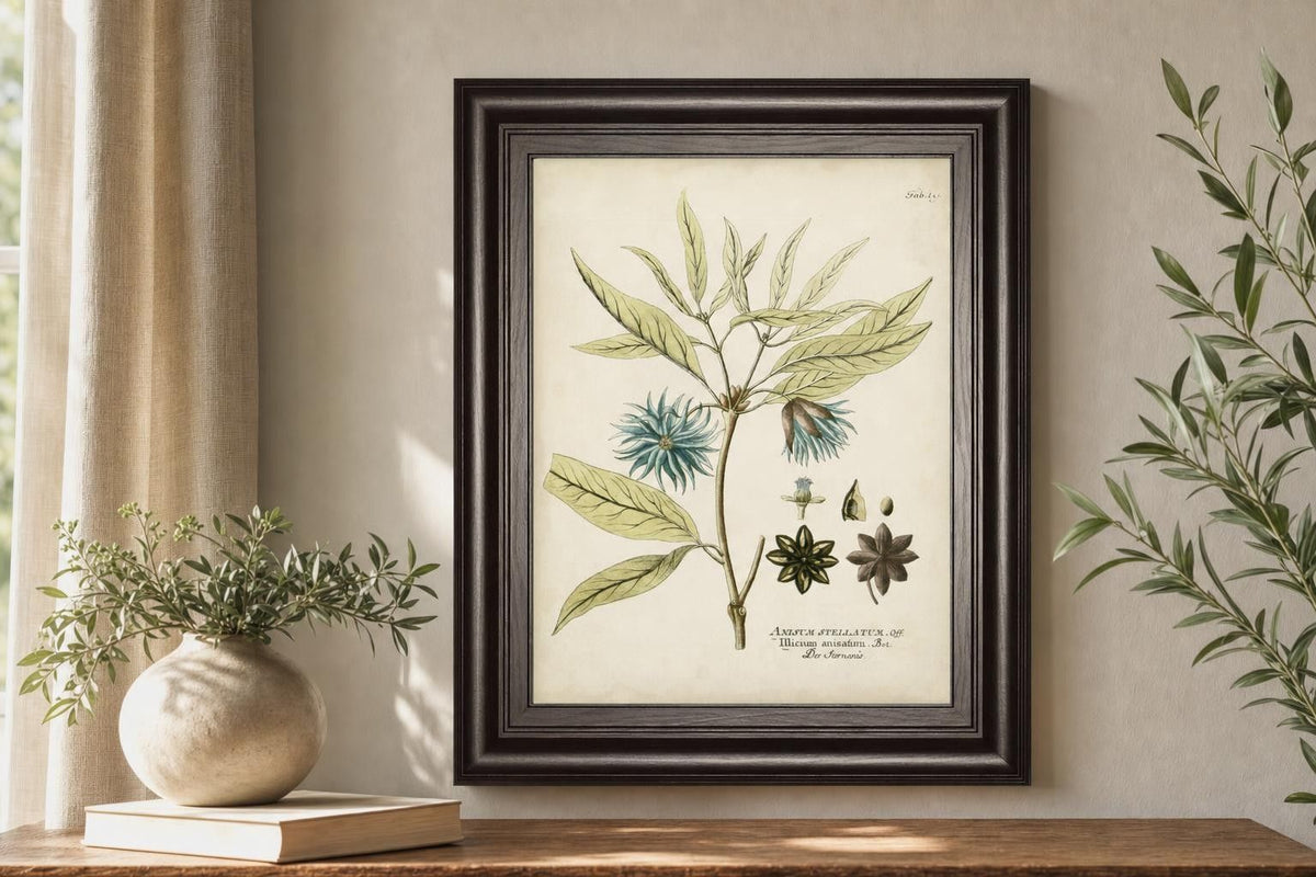 22x26 Eloquent Botanical III By Vision Studio - Beige
