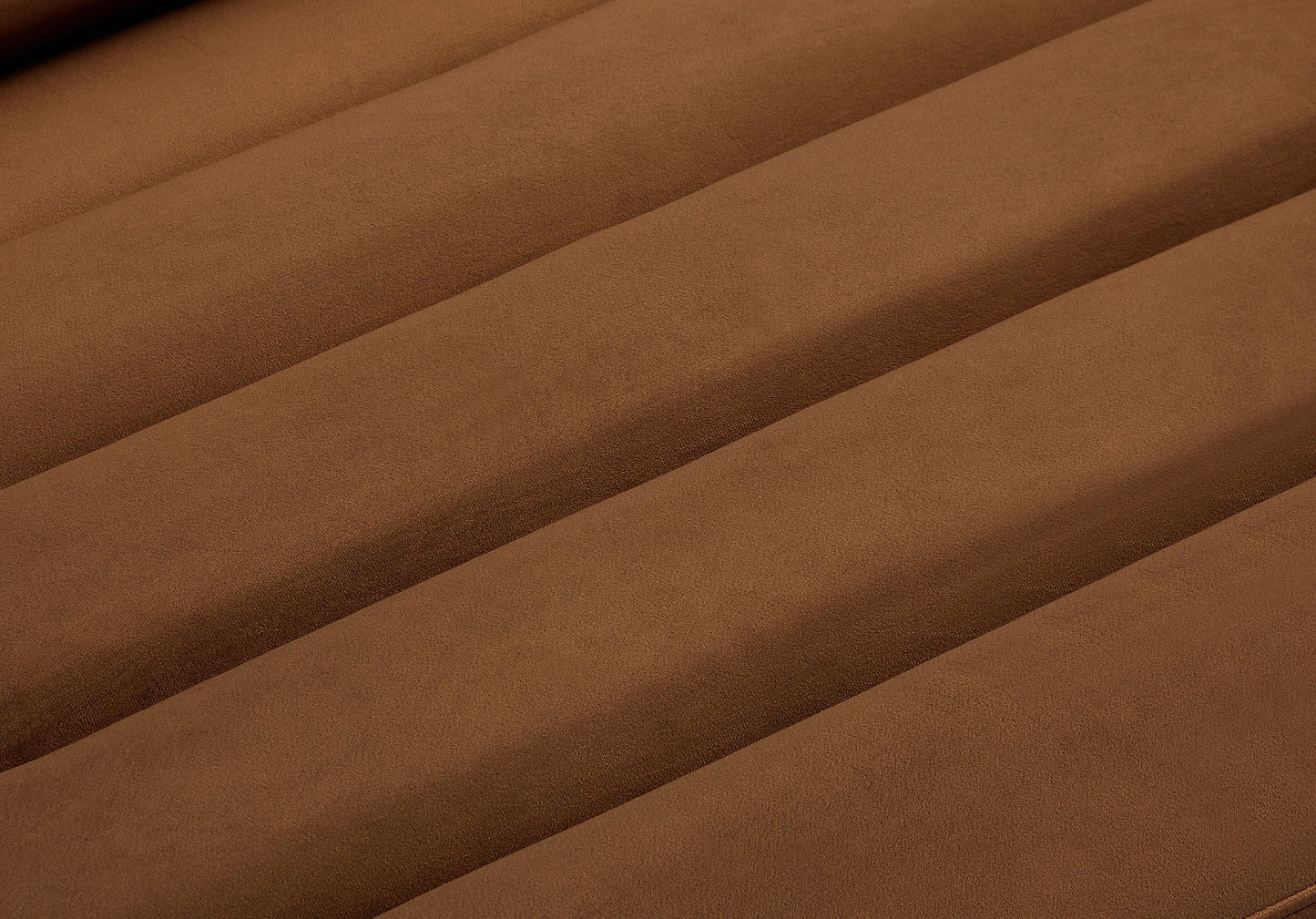 Cascade - Velvet Sofa - Saddle