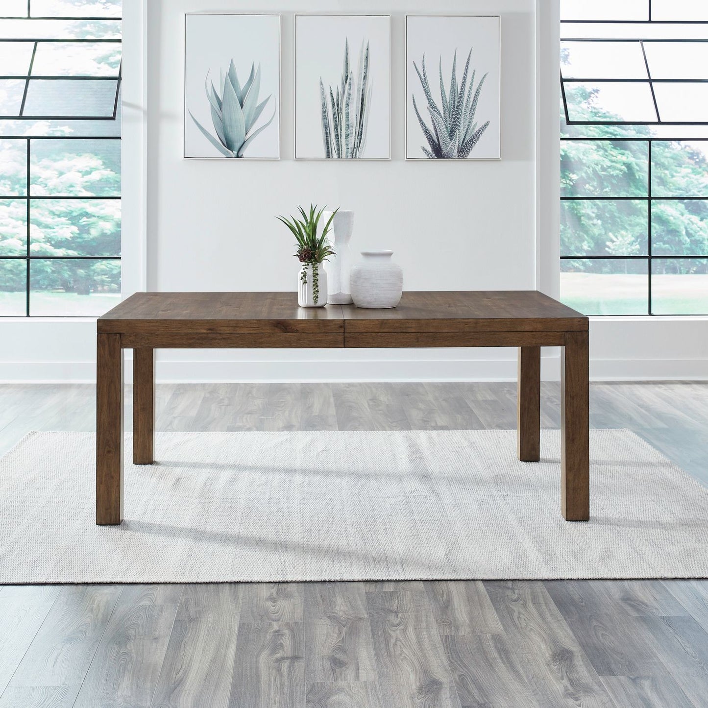 Shaker Lakes - Rectangular Leg Table - Harvest Brown