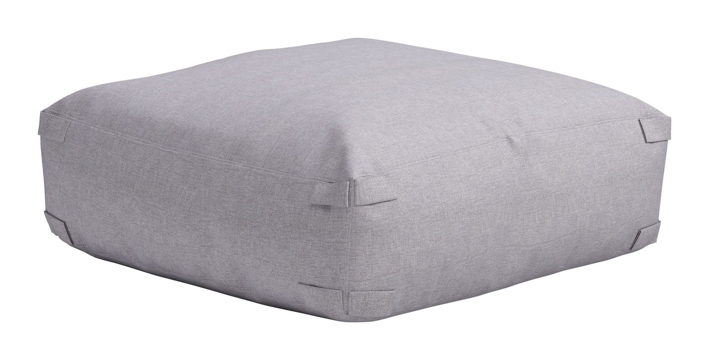 Luanda - Outdoor Ottoman - Gray
