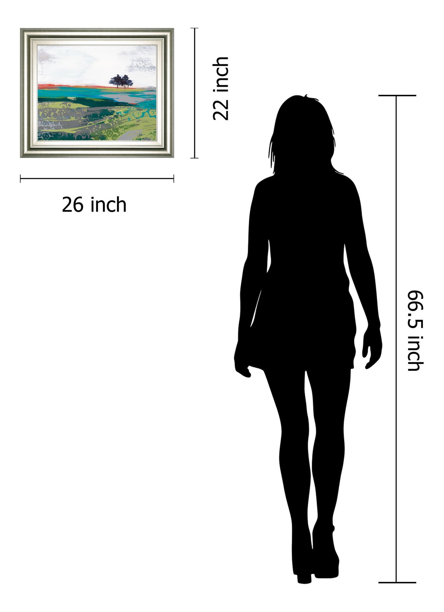 Summer Breeze By Leslie Bernsen - Framed Print Wall Art - Blue