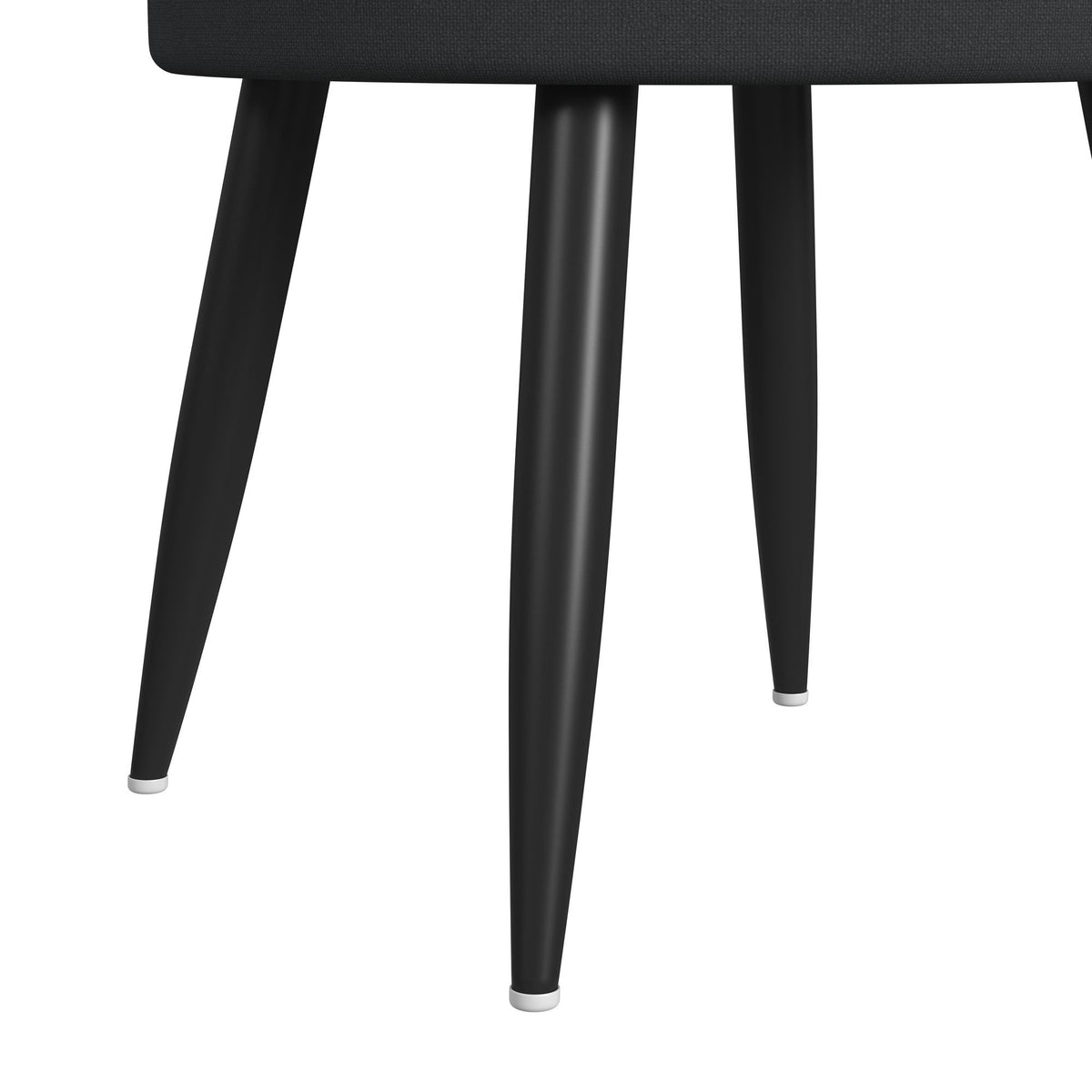 Halo - Round Smart End Table - Black