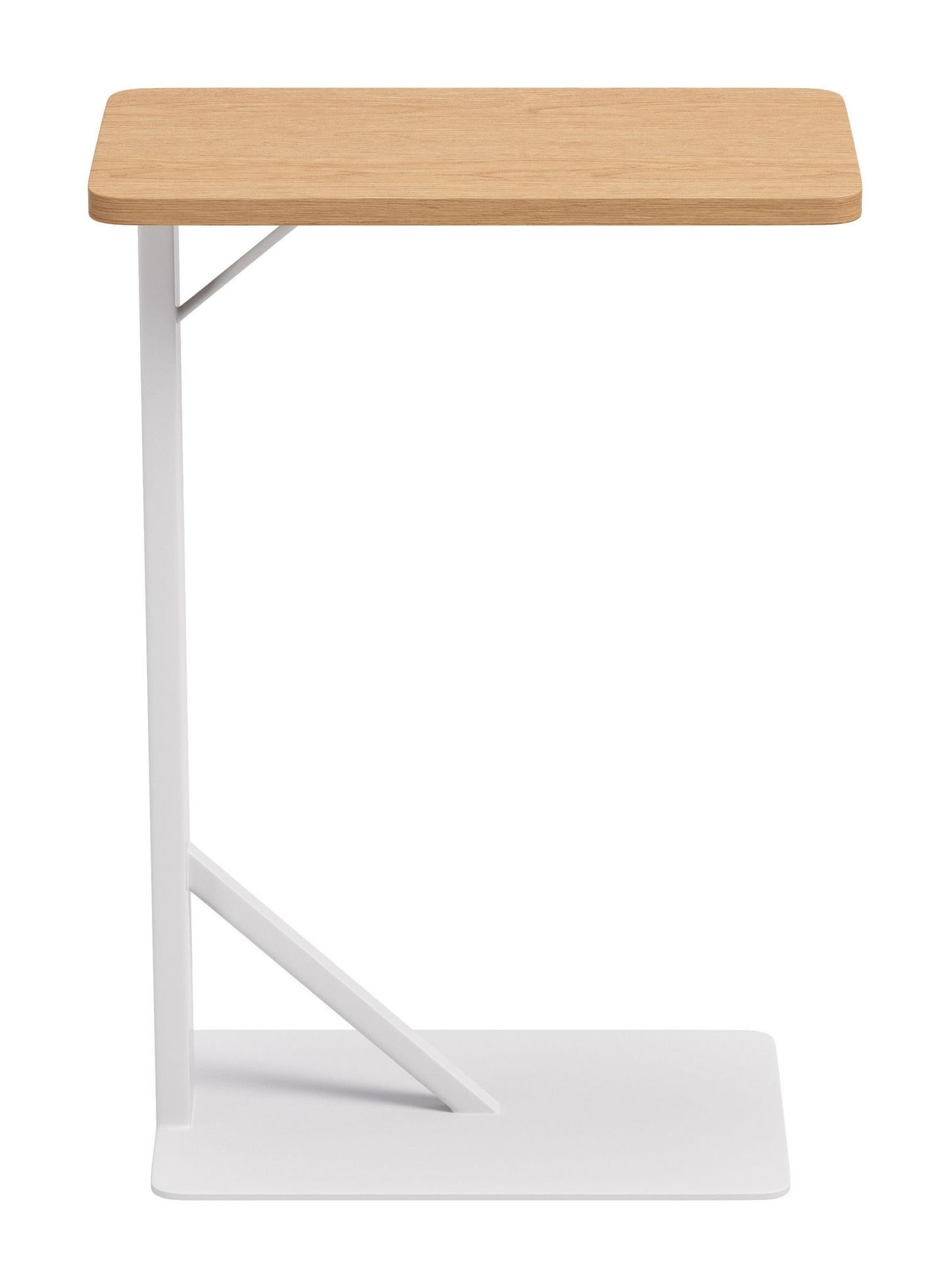 Pebble - Side Table - Light Brown / White