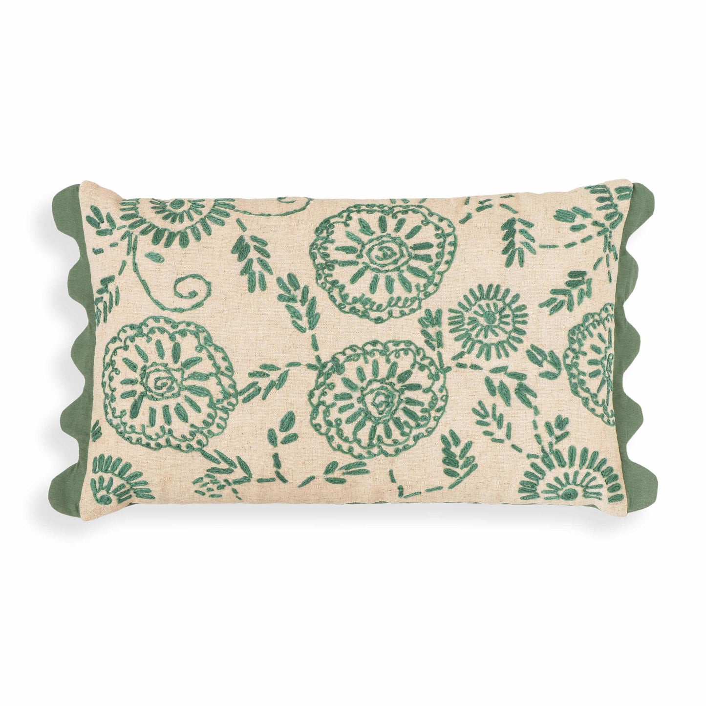 Portia - 20" x 12" Accent Cushion Cover - Aqua