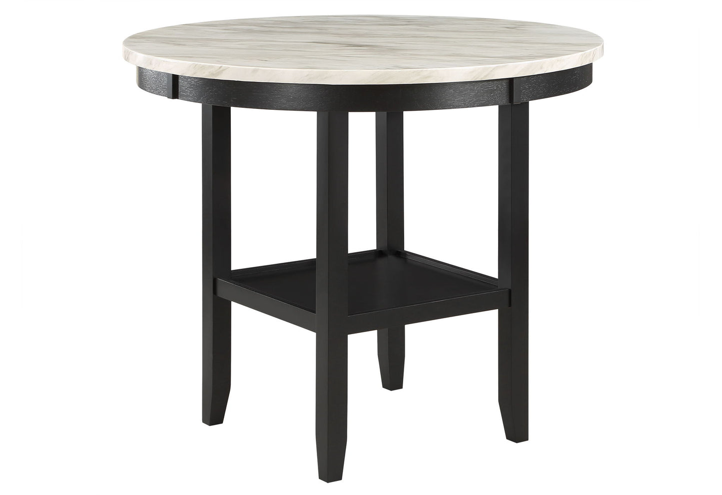 D40011 - 7 Piece Dining Room Set (Bar Table And 6 Bar Stools) - Light Gray