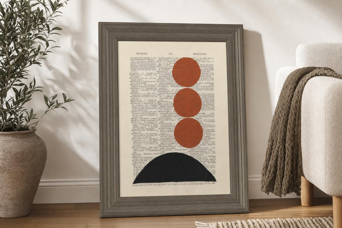 22x26 Modern Definition IX By Renee W. Stramel - Beige