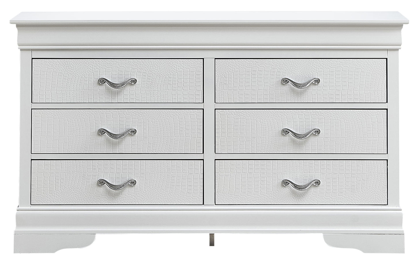 Lorana - 33" Dresser - Silver Champagne