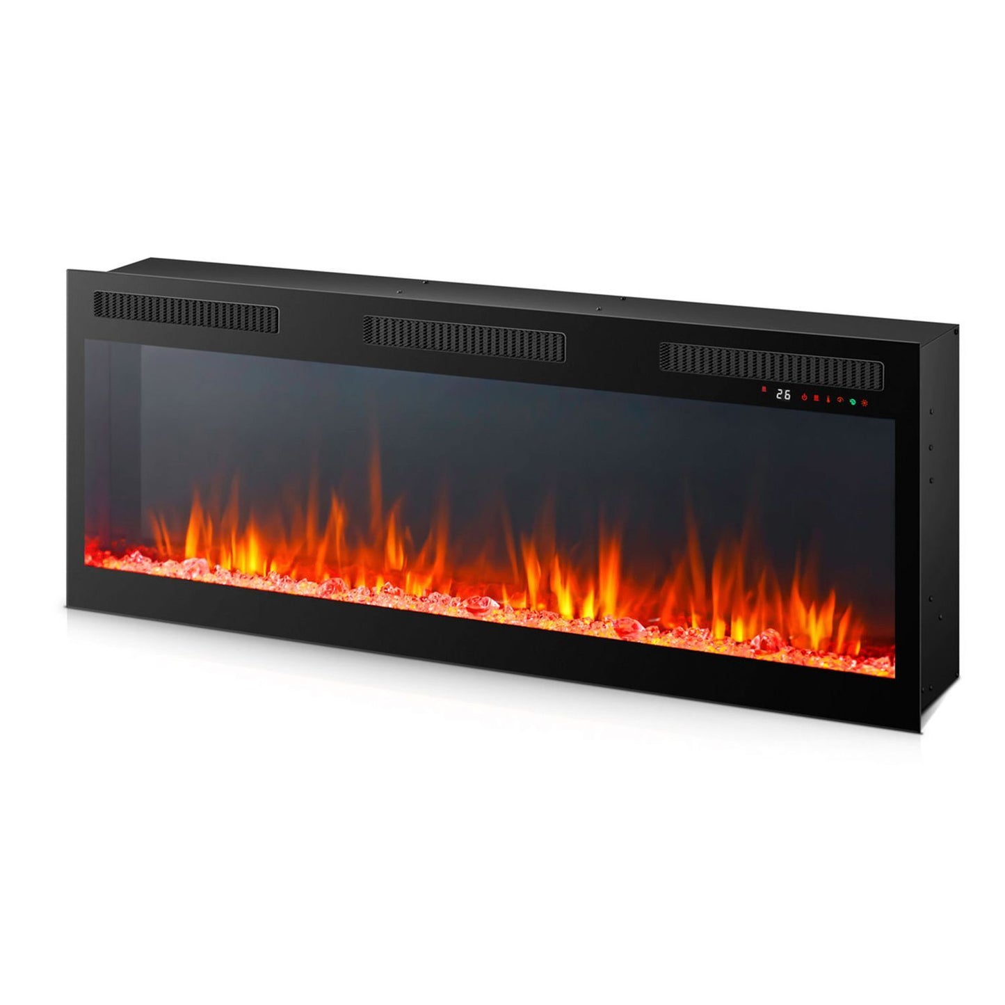 Fireplace TV Consoles - 50" Infinity Firebox - Black