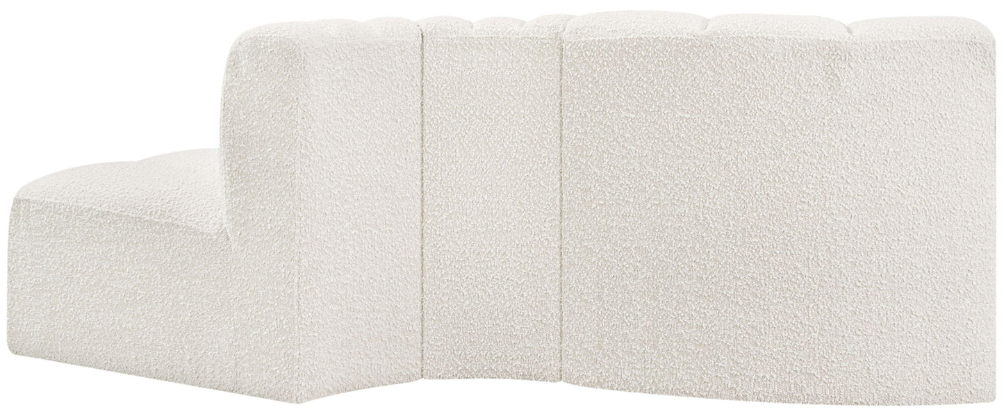 Arc - Boucle Fabric 3 Piece Modular Sofa