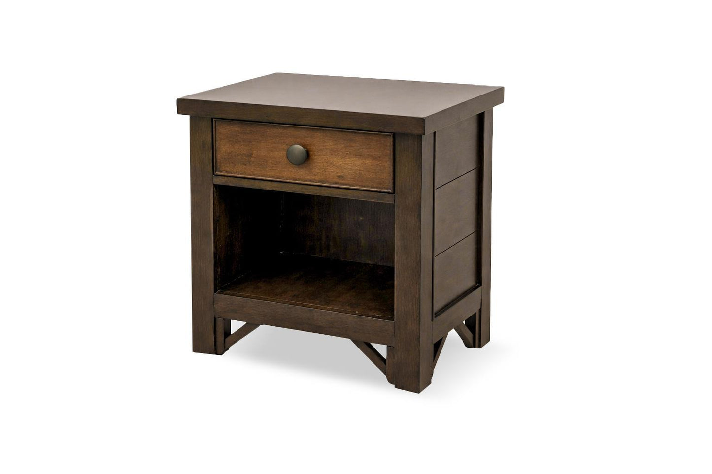 Lake House - Two Tone Open Nightstand