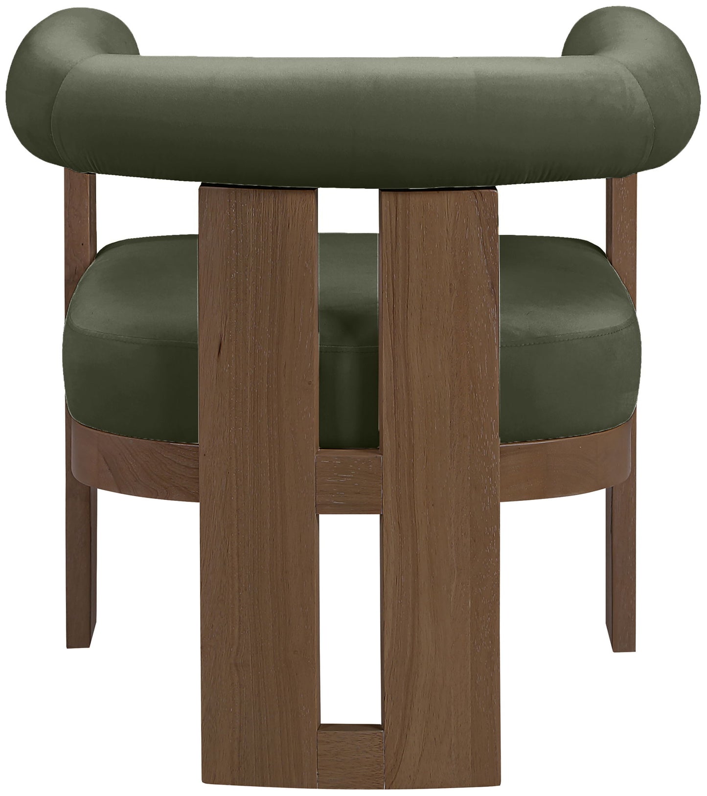 Arienzo - Performance Fabric Upholstered Accent Chair - Walnut Base