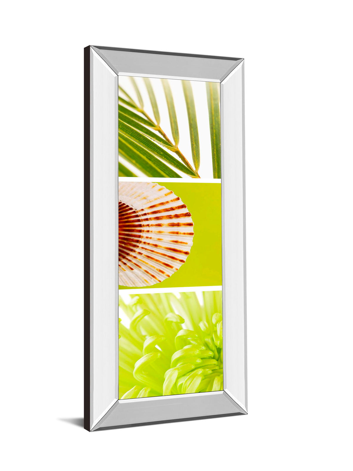 Facets Of Spring I By Irena Orlov - Mirror Framed Print Wall Art - Green