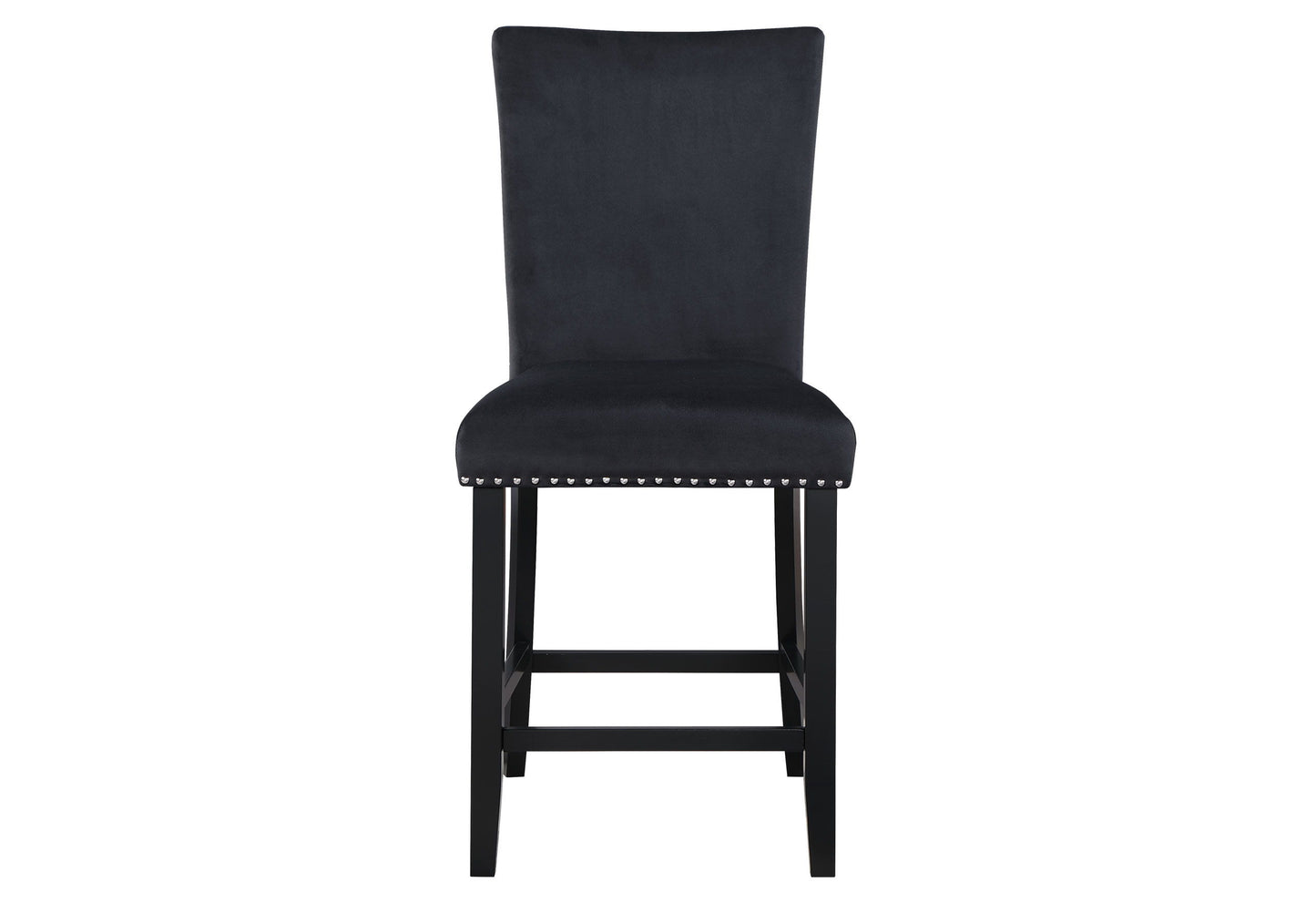 D04 - 5 Piece Dining Room Set (Bar Table And Four Bar Stools) - Black