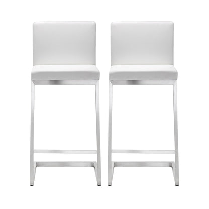 Parma - Stainless Steel Counter Stool (Set of 2)