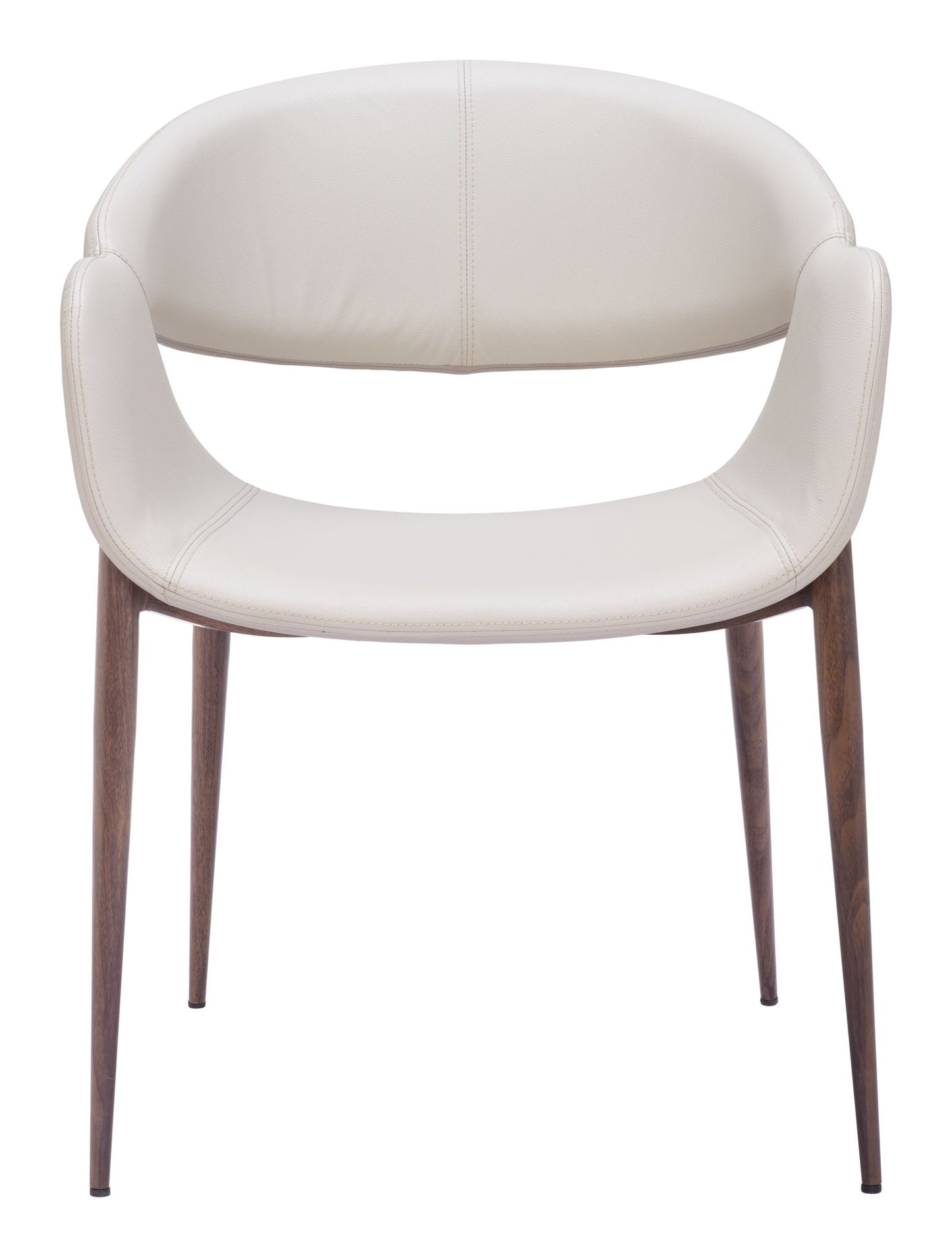 Limay - Dining Chair (Set of 2) - Beige / Walnut