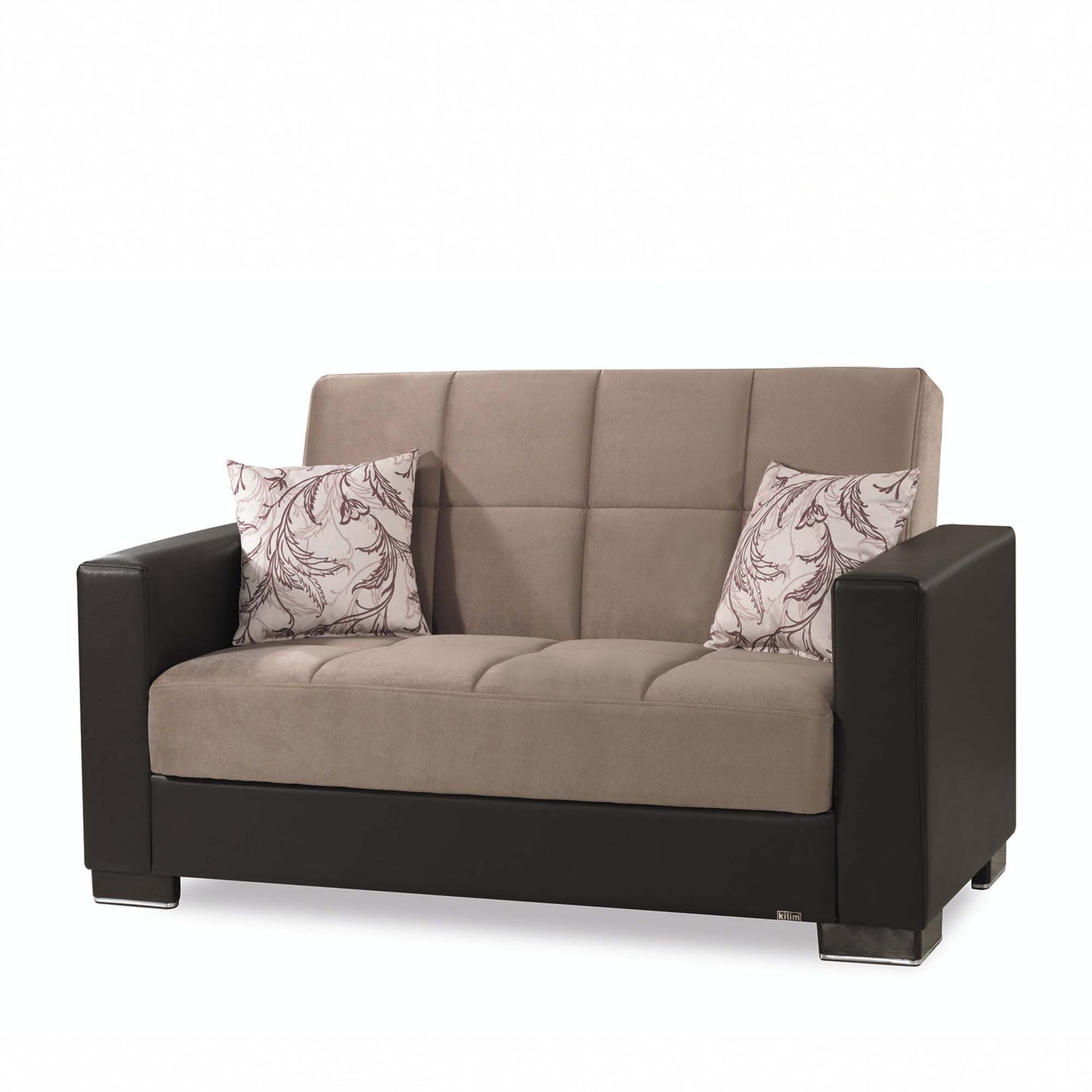 Ottomanson Armada - Upholstered Convertible Loveseat With Storage - Chenille