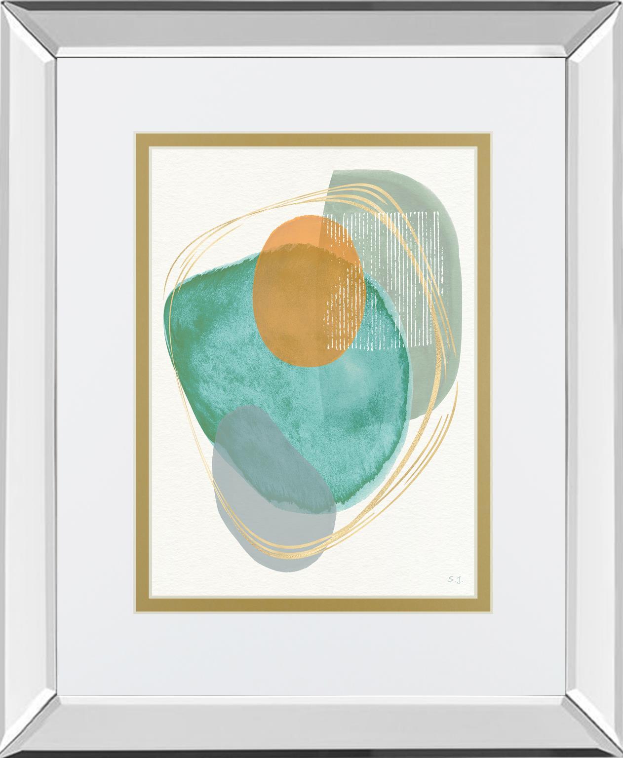 River Jewels I By Susan Jill - Light Blue