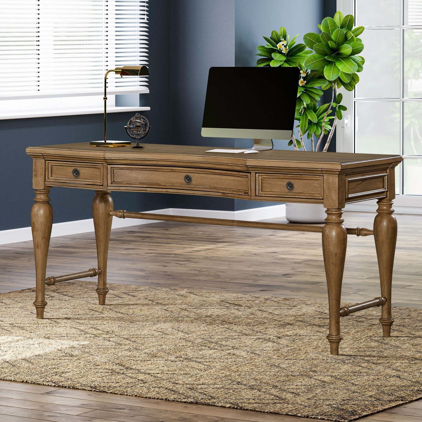 Reynolda - Writing Desk - Camel Beige