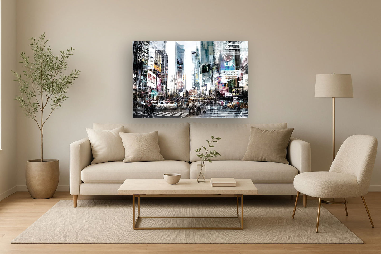 Tempered Glass With Foil - City Scape 2 - Dark Gray